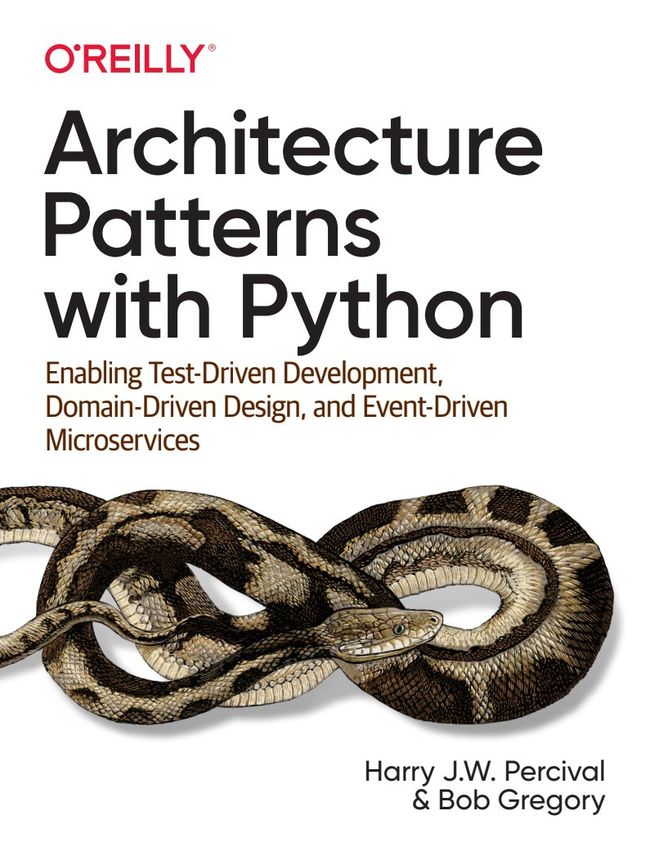 Cover of Architecture Patterns with Python book
